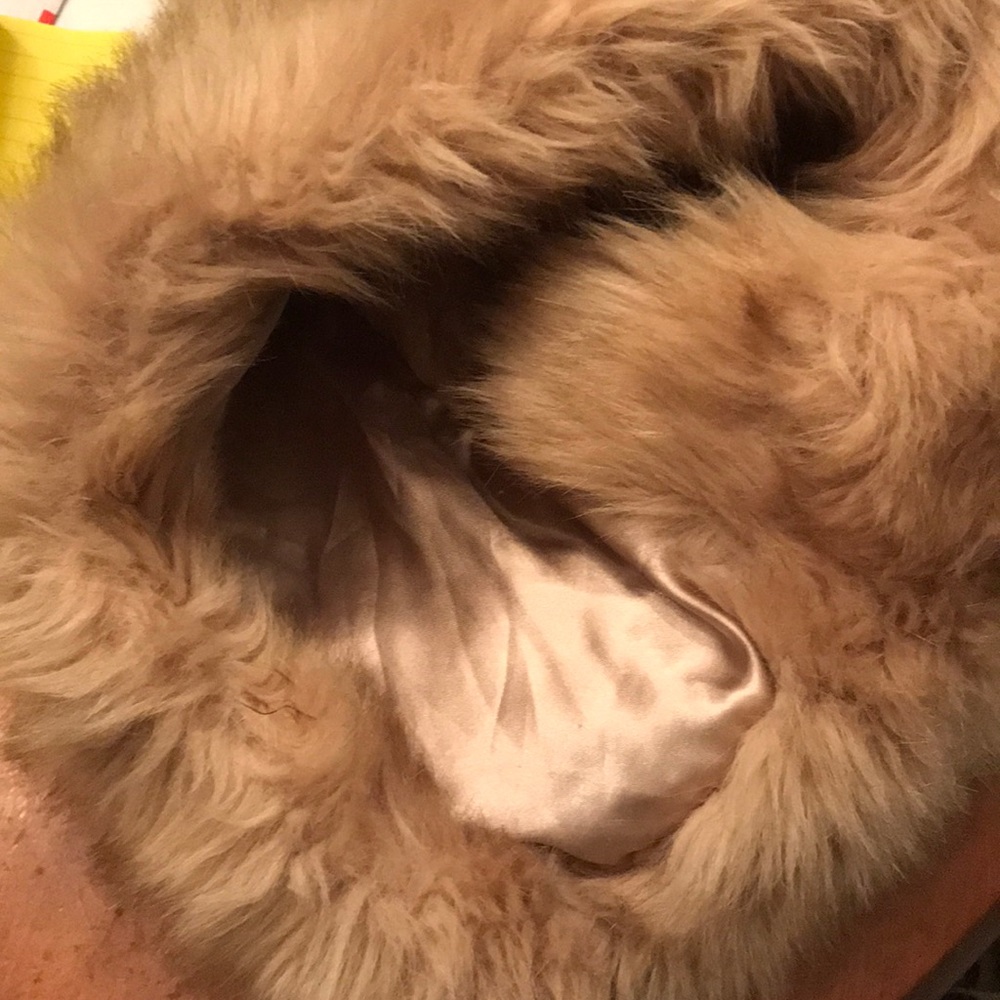 Faux fur scarf